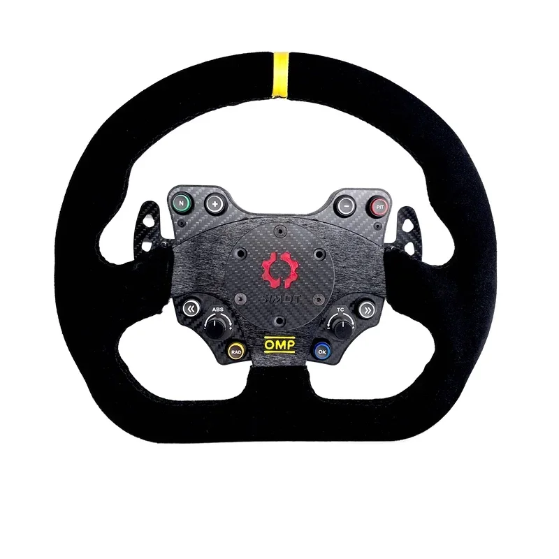 

Simulated racing game steering wheel wireless
