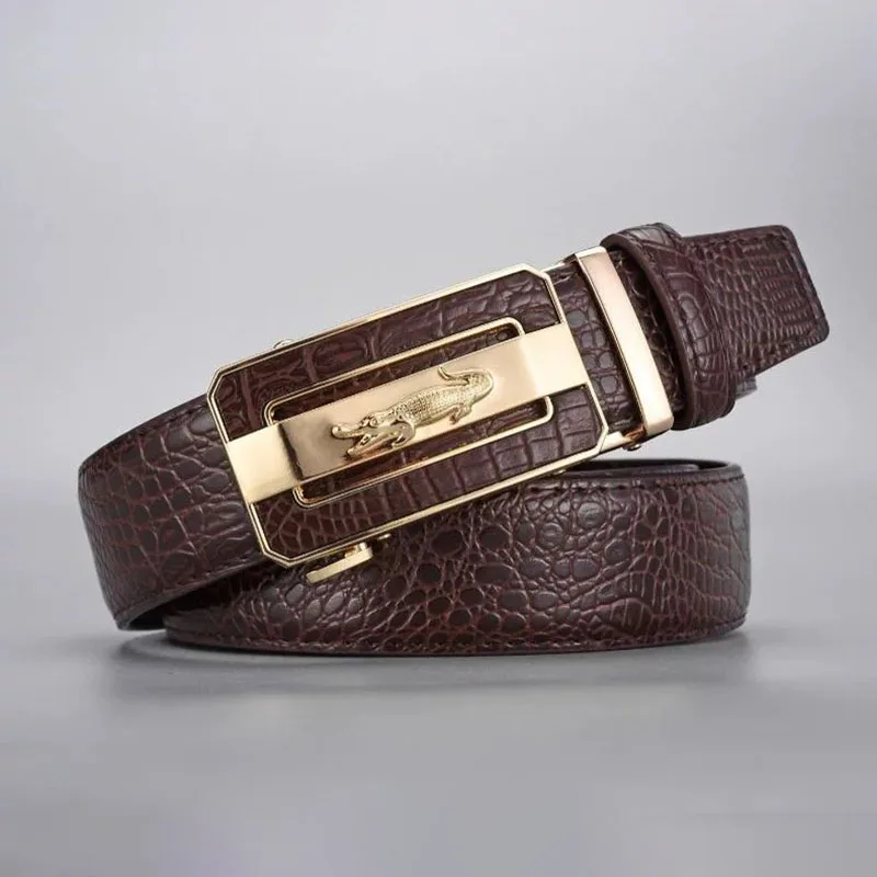 럭셔리 브랜드 남성 벨트 고품질 가죽 비즈니스 디자이너 유명 벨트 남성용 청바지 스트랩 남성용 금속 버클 벨트