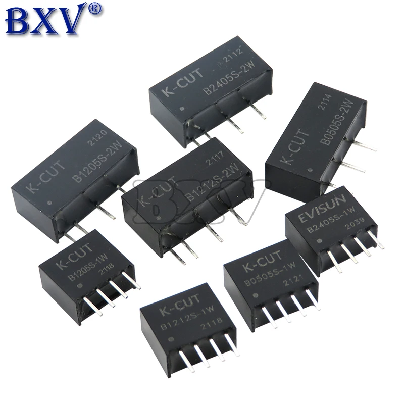 1W 2W Series Power Module Converter B0505S-1W B1205S-1W B1212S-1W B1212S-1WR2 B2405S-1W B0505S-2W B1212S-2W B1205S-2W B2405S-2W