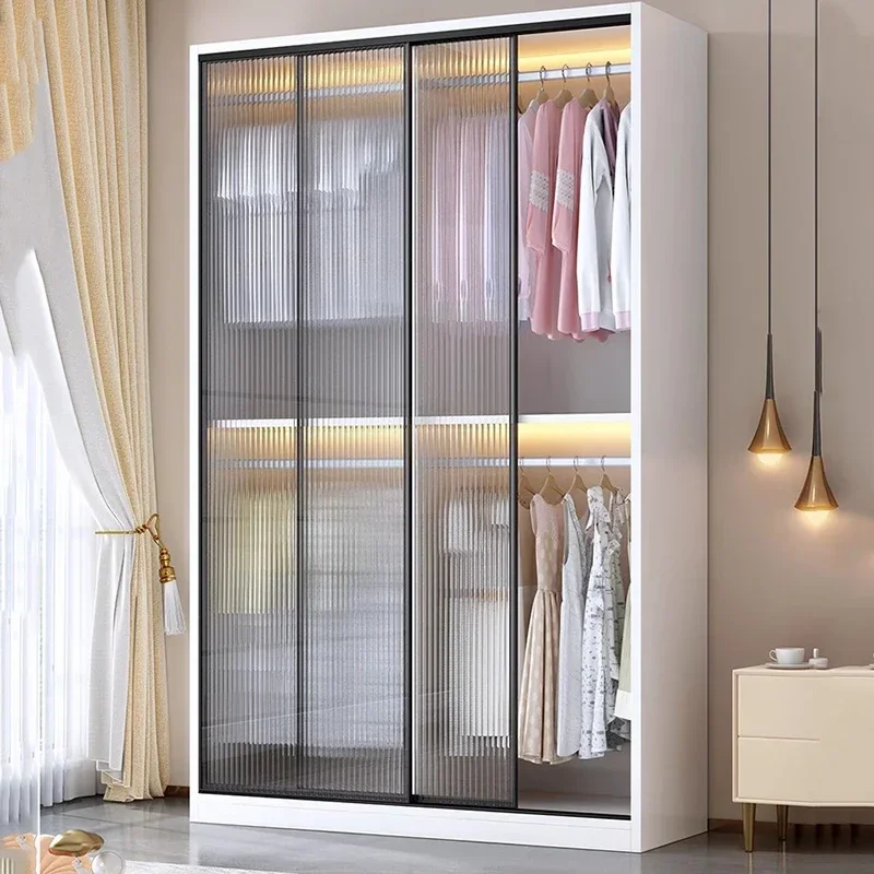 

Home Furniture Wardrobes Dressers Storage Wooden Hanging Wardrobes Apartment Free Shipping Armario De Ropa