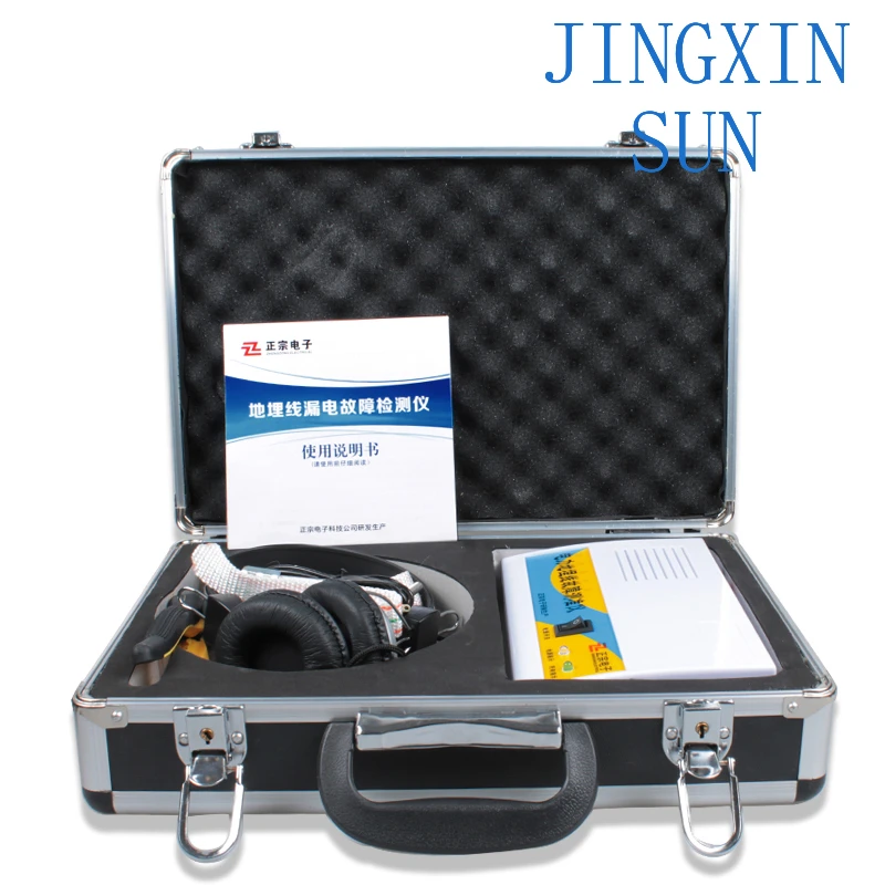 Underground cable search / electric power buried line fault detector / ground short circuit leakage tester