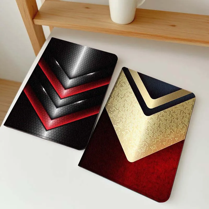 

Cool Black Red Chevron For Samsung Galaxy Tab A7 A A8 A9 A11 S6 S11 10.1 10.4 10.5 Inch Lite PLus Soft Tablet Case Gift