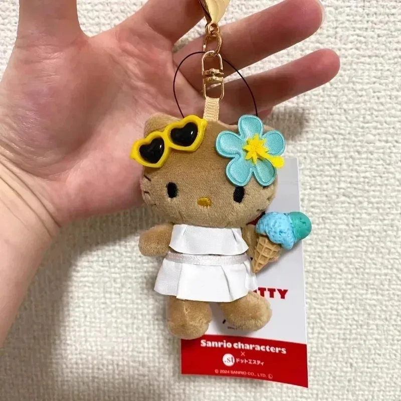 ミニソフトドールペンダントぬいぐるみキーホルダーかわいい漫画動物ペンダントヒョウ柄ぬいぐるみバッグバックパックデコレーション用