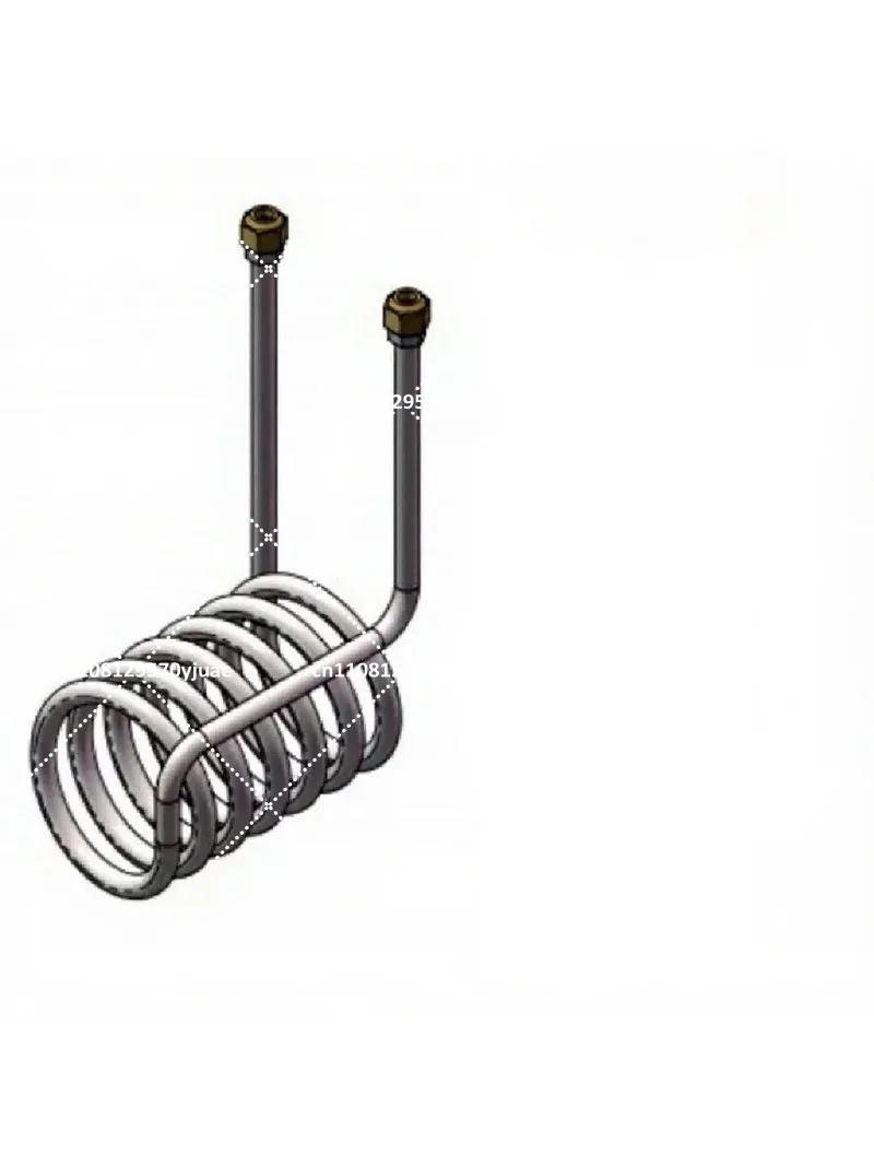 Titanium Tube Coil Evaporator Heat Exchanger for Aquarium Chiller  Fish Tank Seafood Pond