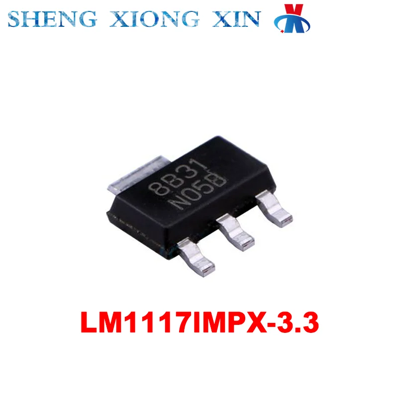 

50pcs/Lot 100% New LM1117IMPX-3.3/NOPB SOT-223 LM1117IMPX Linear Voltage Regulators LDO LM1117 1117 Integrated Circuit