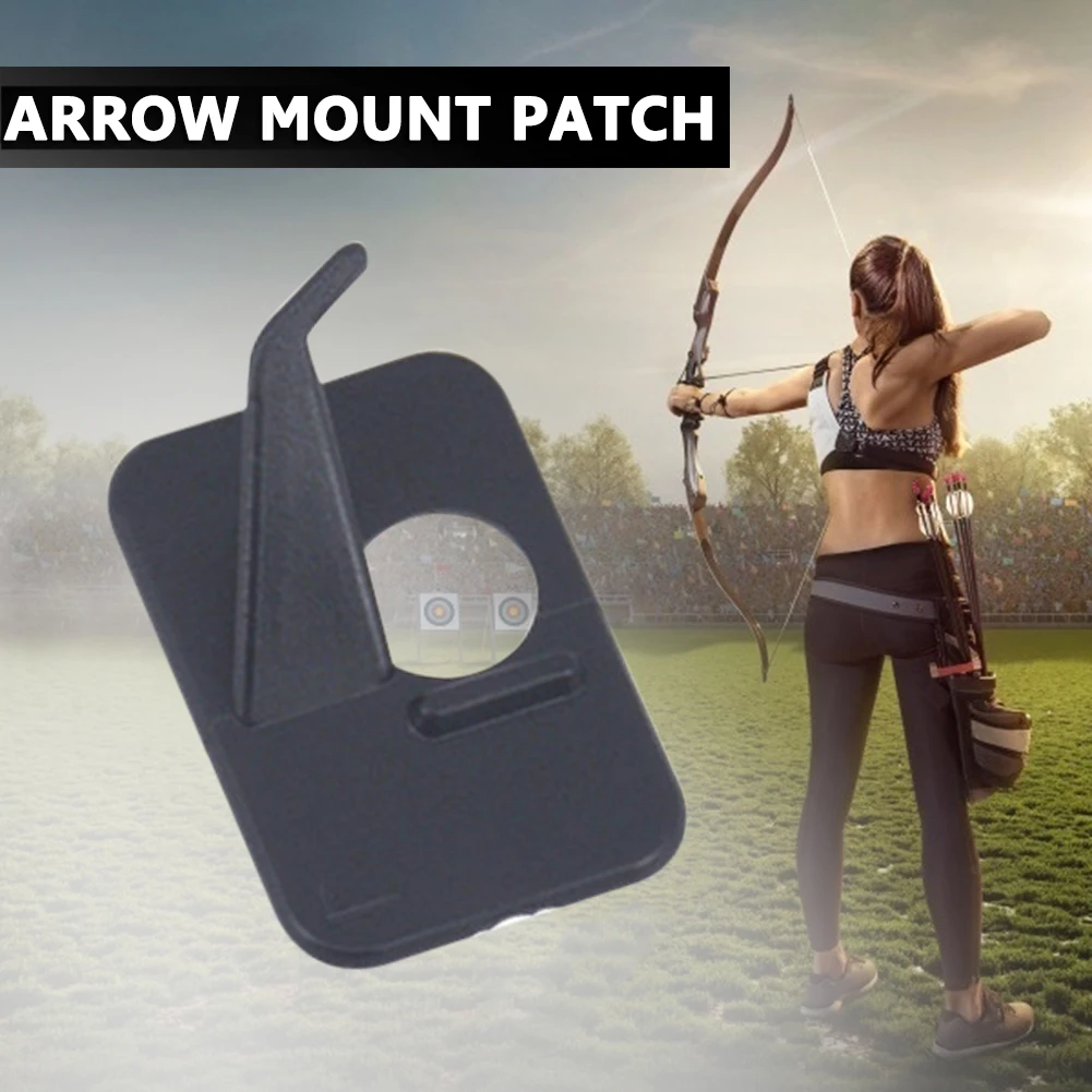 10Pcs Recurve Bow Archery Rest with Adhesive Back Plastic Arrow Rest Lightweight Recurve Bow Arrow Rest for Hunting Shooting