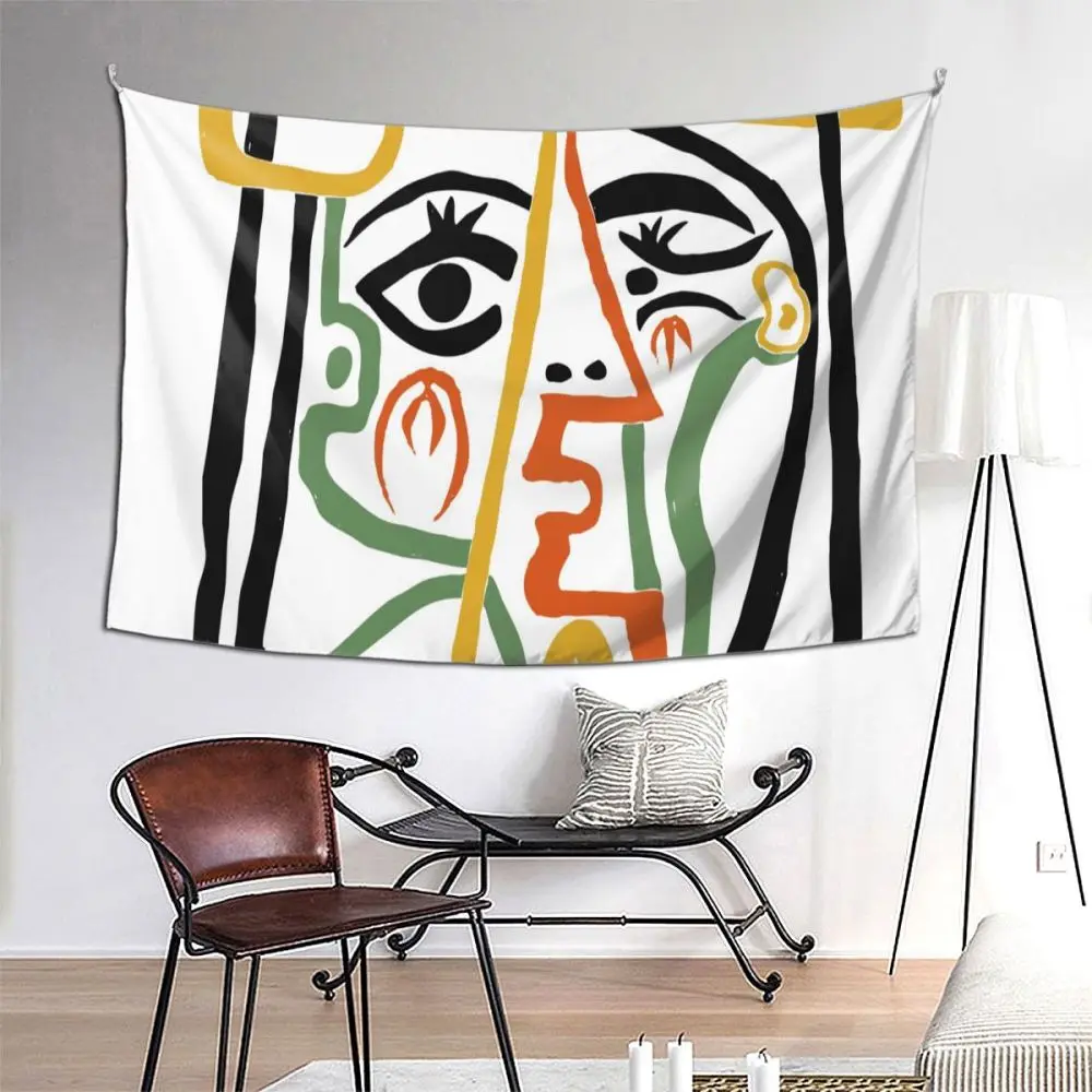 GobCrazy-Tapisserie de Picasso, Couvre-lit, Art Customs, Grille murale espagnole, Décoration de la maison, Tapisserie murale
