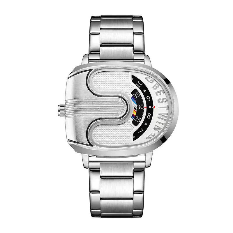 New outdoor sports multi-function watch male personality hollow new concept wormhole advanced sense quartz watch