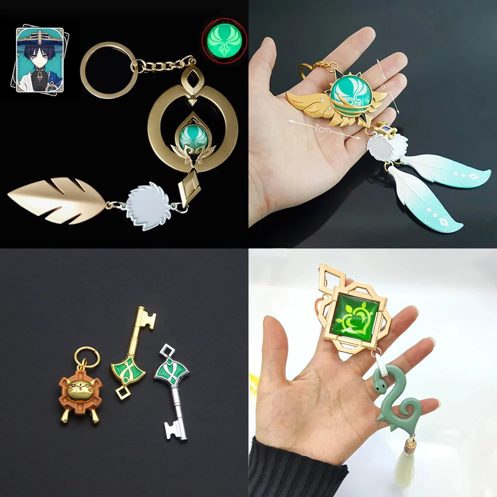 Anime personagem visão de deus cosplay jogo sumeru andarilho trajes de festa de halloween adereços fãs coleções