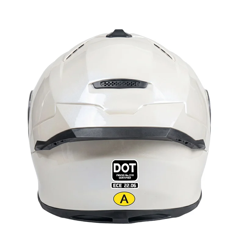 Factory Hot Selling Dot Certified Modular Motorcycle Helmet Dual Visor Crash-Resistant Abs Motocross Motorcycle Flip up Helmet