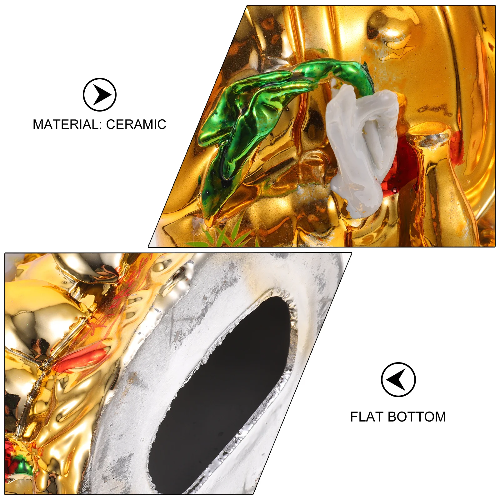 

Premium Ceramic Avalokitesvara Buddha Statue Desktop Decor Vintage Yin Ornament for Home Embellishment Ceramic Yin