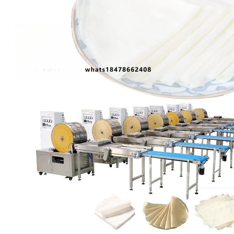Spring Roll Sheet Wrapper Making Machine Samosa Dough Pastry Sheet Maker Lumpia  Making Machine