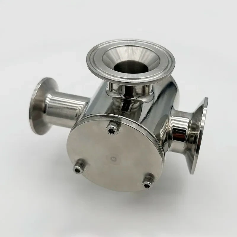 Pneumatic Filling Machine Three-way Rotary, Quick Paste Filling Machine Rotary Valve, Valve High Clean Filling Machine Parts