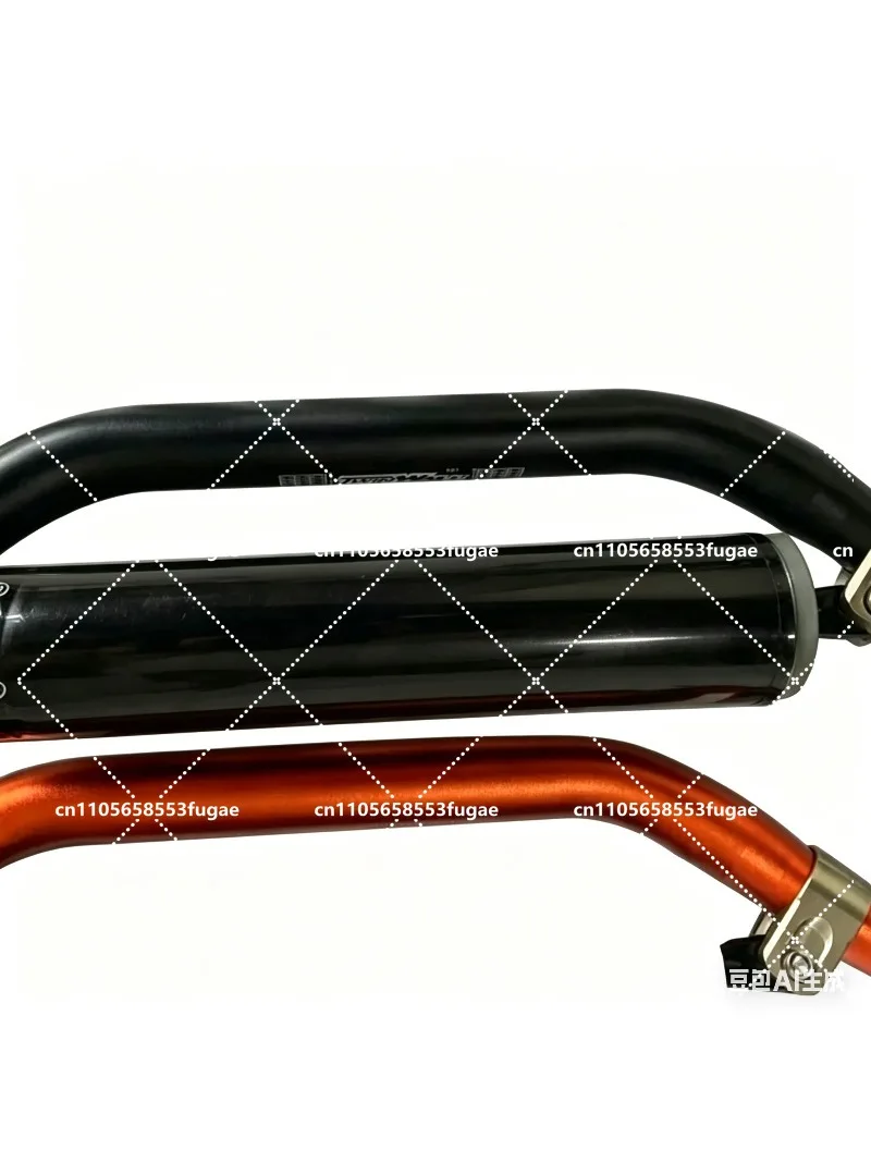 modification accessories aluminum alloy double-layer handlebar, variable diameter direction handle