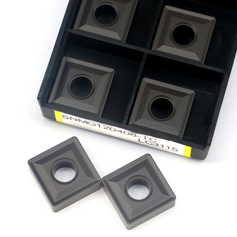 Imagem -06 - Snmg 120408 Ferramentas de Inserções de Carboneto para Acessórios de Ferramentas de Usinagem de Ferro Fundido de Torno de Metal 10 Unidades
