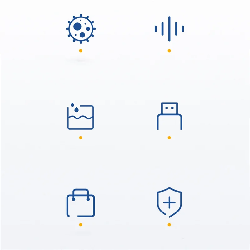 2PCS Vegetable Desinfectante Portable Ultrasonic Fruit Food Purifier Household Kitchen Food Cleaner Machine White-A70Z