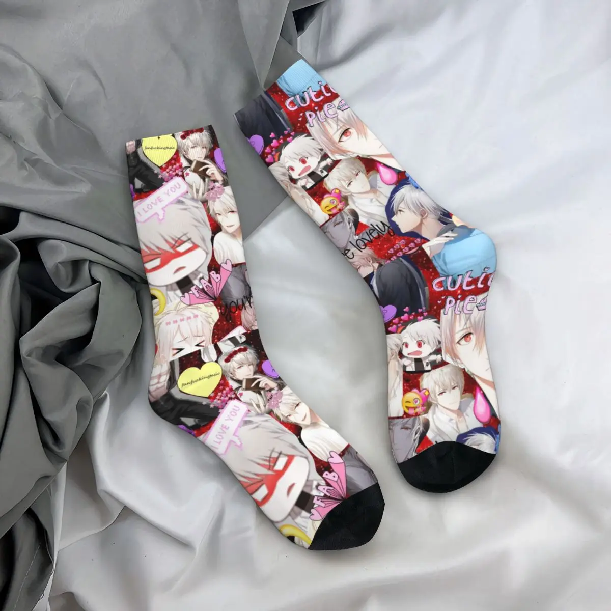 Happy Funny Male Men Socks Hip Hop Mystic Messenger Zen Video Game Sock Graphic Women Sock Spring Summer Autumn Winter