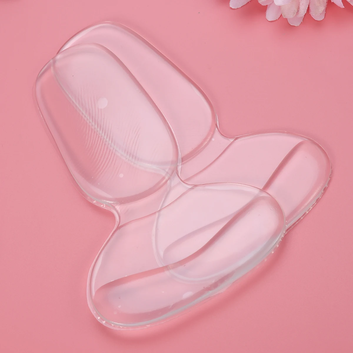 

1pcs Thickened Silicone Insoles T-Shaped Heel Grips Blister Prevention Back Heel Inserts Cushion Pads For Women Foot Care Tool