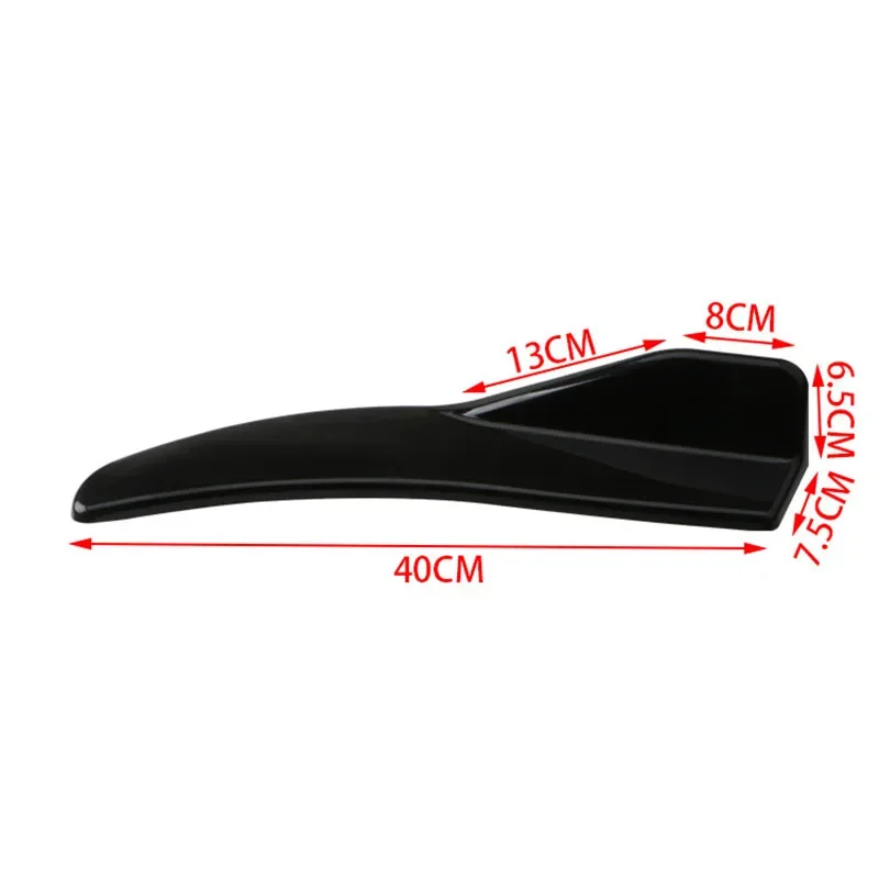 1 Pair Car Bumper Spoiler Front / Rear Lip Anti-collision for BMW Mercedes-Benz Toyota Audi Universal Car Side Skirt