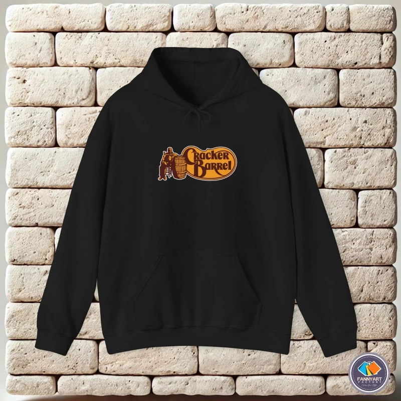 

2025 Autumn and Winter Cracker Barrel Restaurant Logo Unisex Hoodie High-end Luxury Is for Both Men and Women Top Y2k