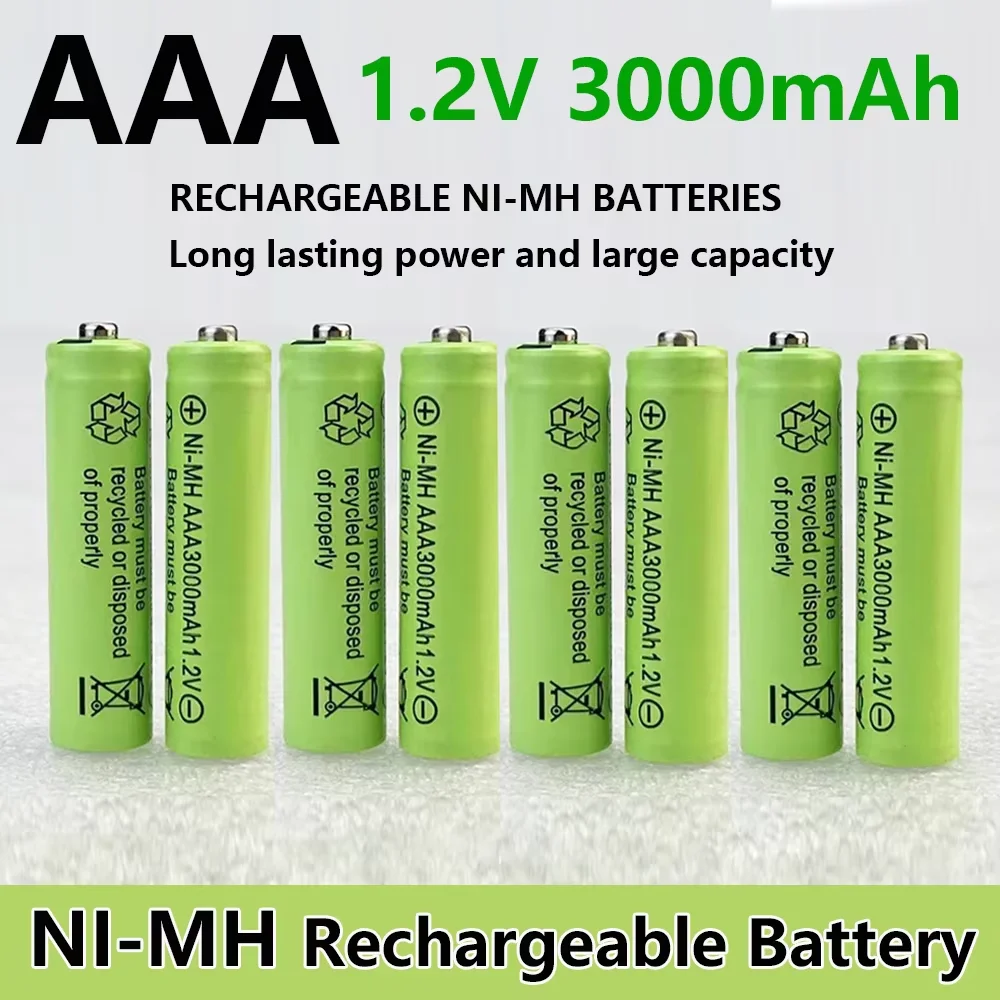 

1.5V AAA Rechargeable Battery 3000mAh AAA Ni-MH Alkaline Battery for Clocks Mice Computers Toys So on