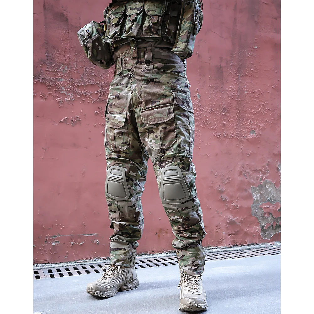 SINAIRSOFT G3 Kampfhose mit Knieschonern Taktische Hose MC Gen3 Outdoor Jagd Tarnkleidung – Detail 25