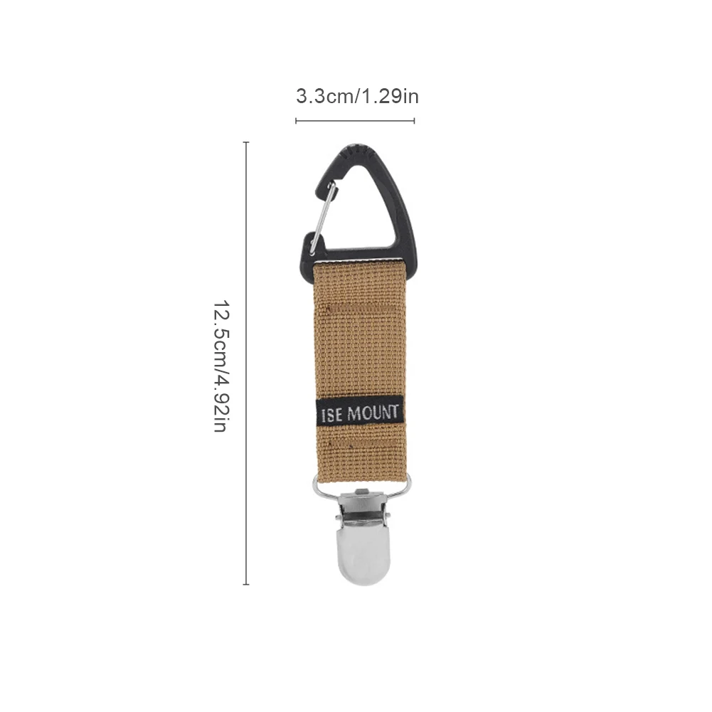 Backpack Clips Universal Portable Hat Keeper Clip Canvas Lightweight Storage Accessories Travel Outdoor Practical Gadgets
