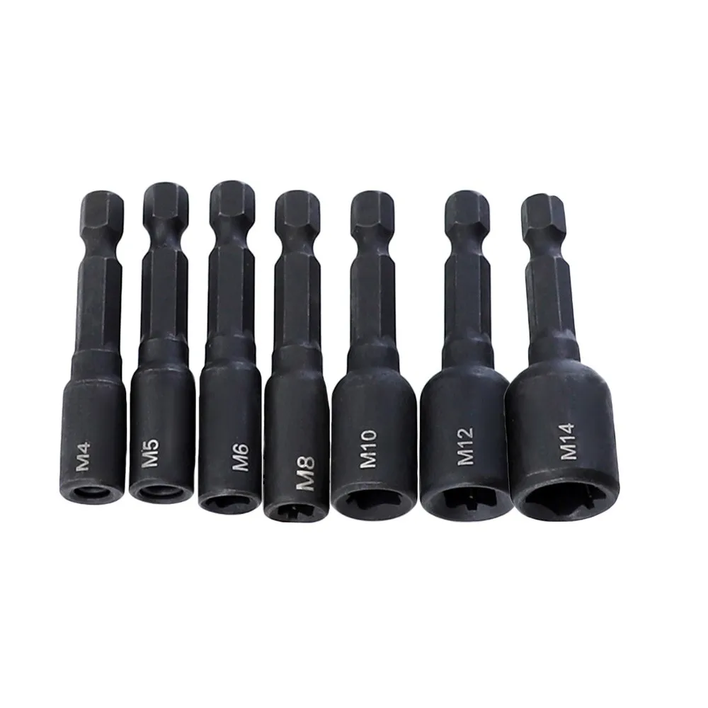 Imagem -03 - Hex Shank Tap Die Adaptador de Soquete Parafuso de Máquina Plugue Métrico Threading Tool Driver Quadrado Thread Tap Adapter M4-m14 14 Pcs
