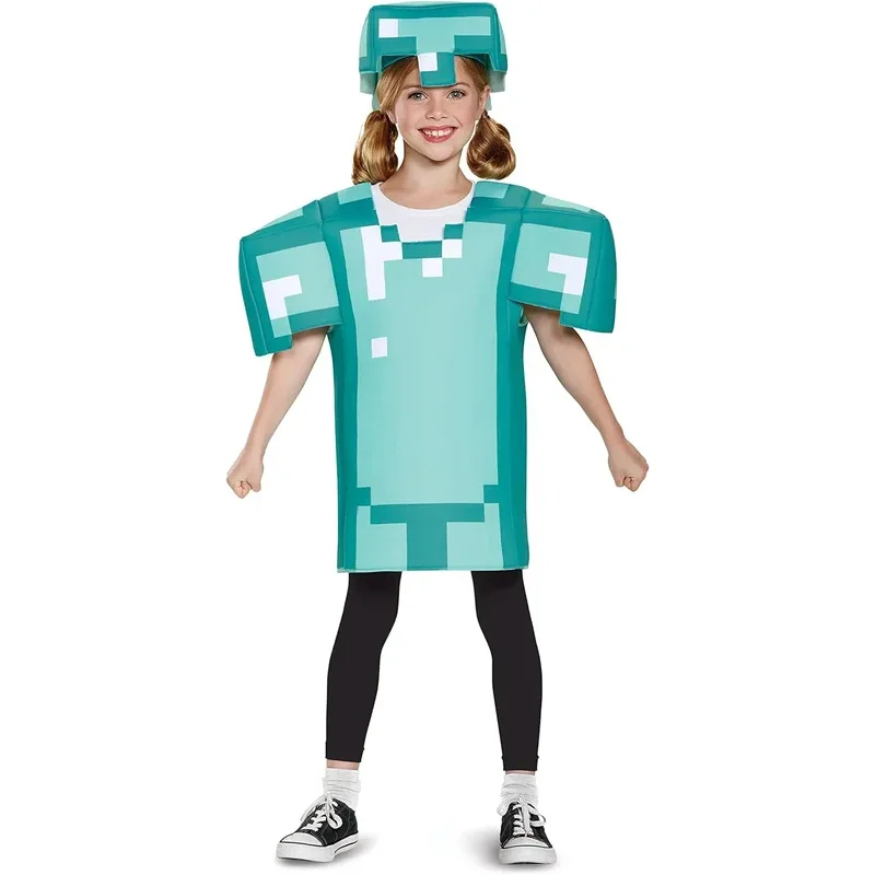 الأطفال الماس بلدي كوس العالم تأثيري حلي مجموعات درع Minecra ftinglys دور الدعاوى للأطفال مرحلة الأداء