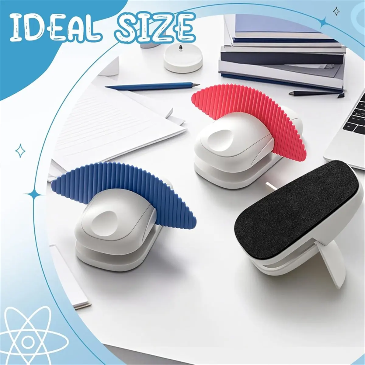 NEW 3 Pcs Paper Holder Stand for Typing Non-Slip Mat Desktop Folder Document Holder with Anti-Slip Pads Portable Copy Stand