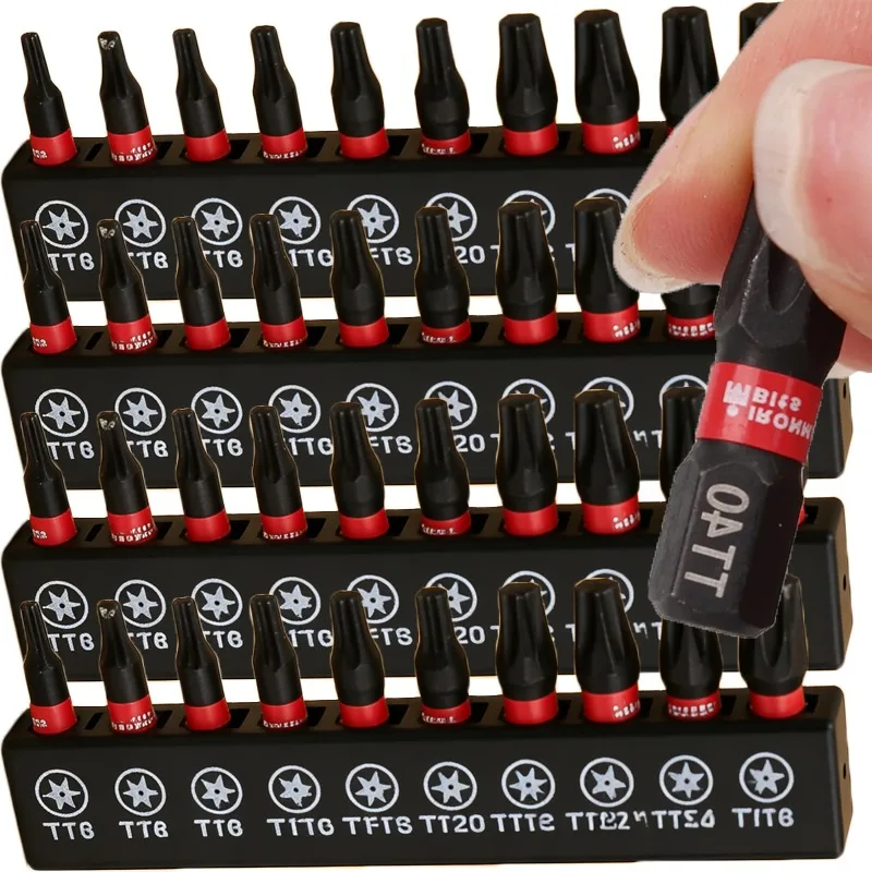 10pcs Multi Hexagonal Head Impact Allen Wrench Drill Bit Set with Base Holder Wrench Electric Drill Tools Magnetism Impact Head