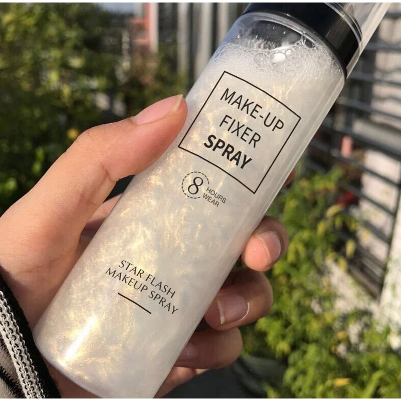 Semprotan Makeup kontrol minyak tahan lama, kosmetik Korea 100ml tahan air tahan keringat memperbaiki pengaturan semprot melembabkan