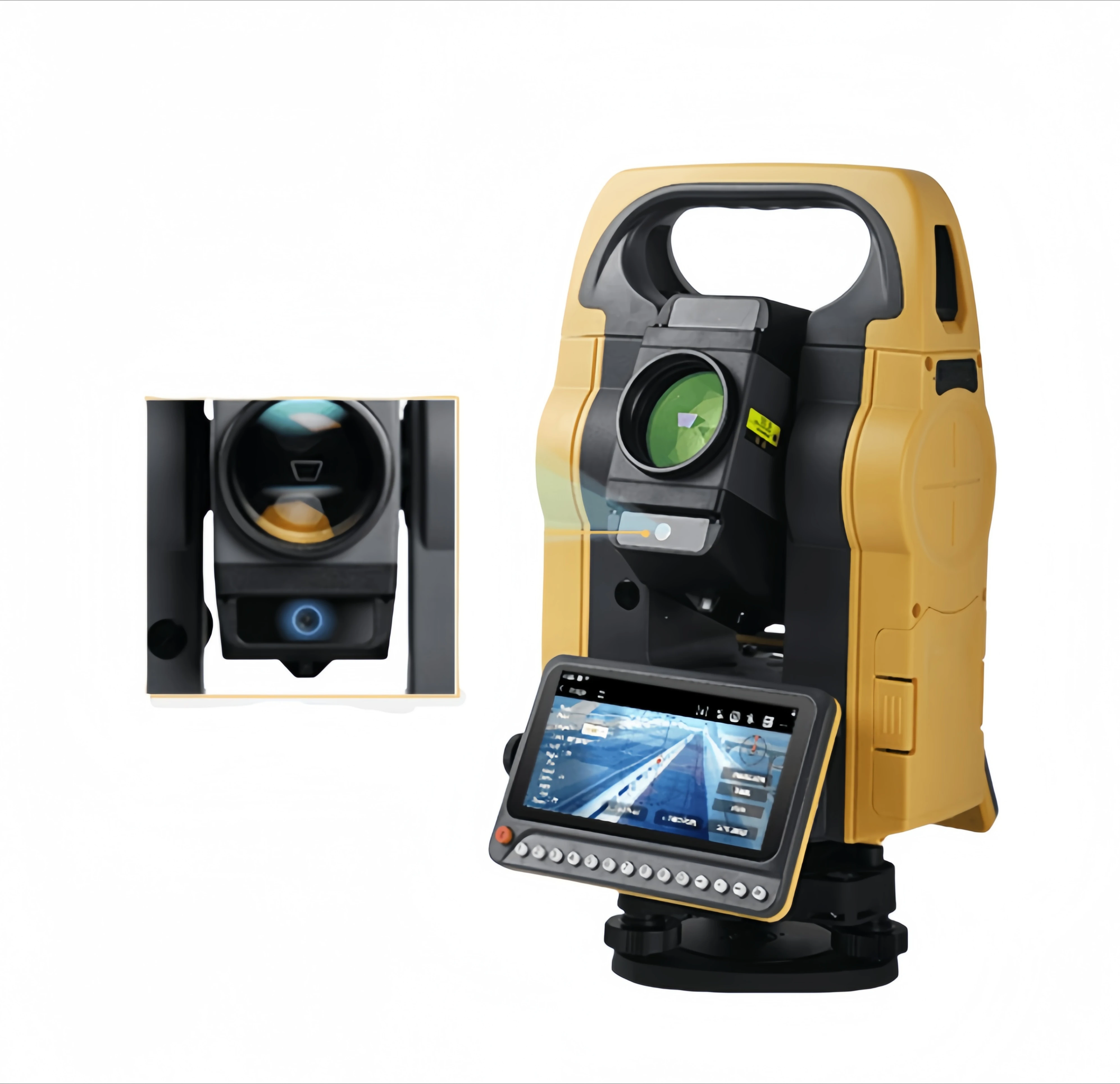Newest HTS-720/ZTS-720 Android Total Station 5.5 Display and T-Survey Software for CAD Stakeout Survey Total Station