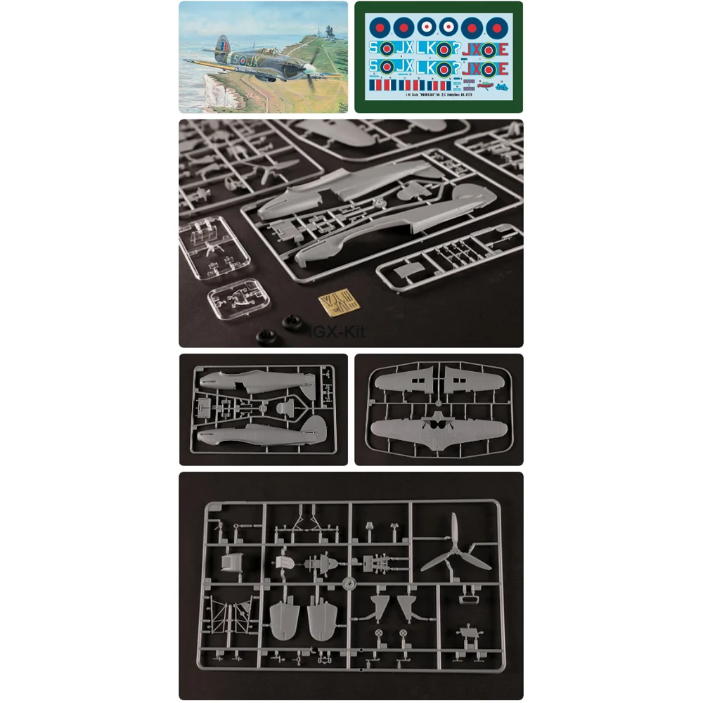 

HobbyBoss 81778 1/48 Scale British Hurricane Mk II C Fighter Plane Aircraft Airplane Plastic Assembly Model Building Kit