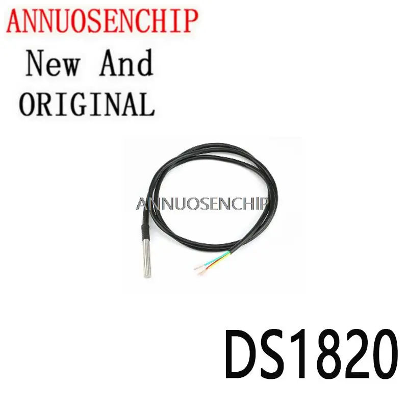 1PCS New And Original Stainless steel package Waterproof DS18b20 temperature probe temperature sensor 18B20 for arduino DS1820