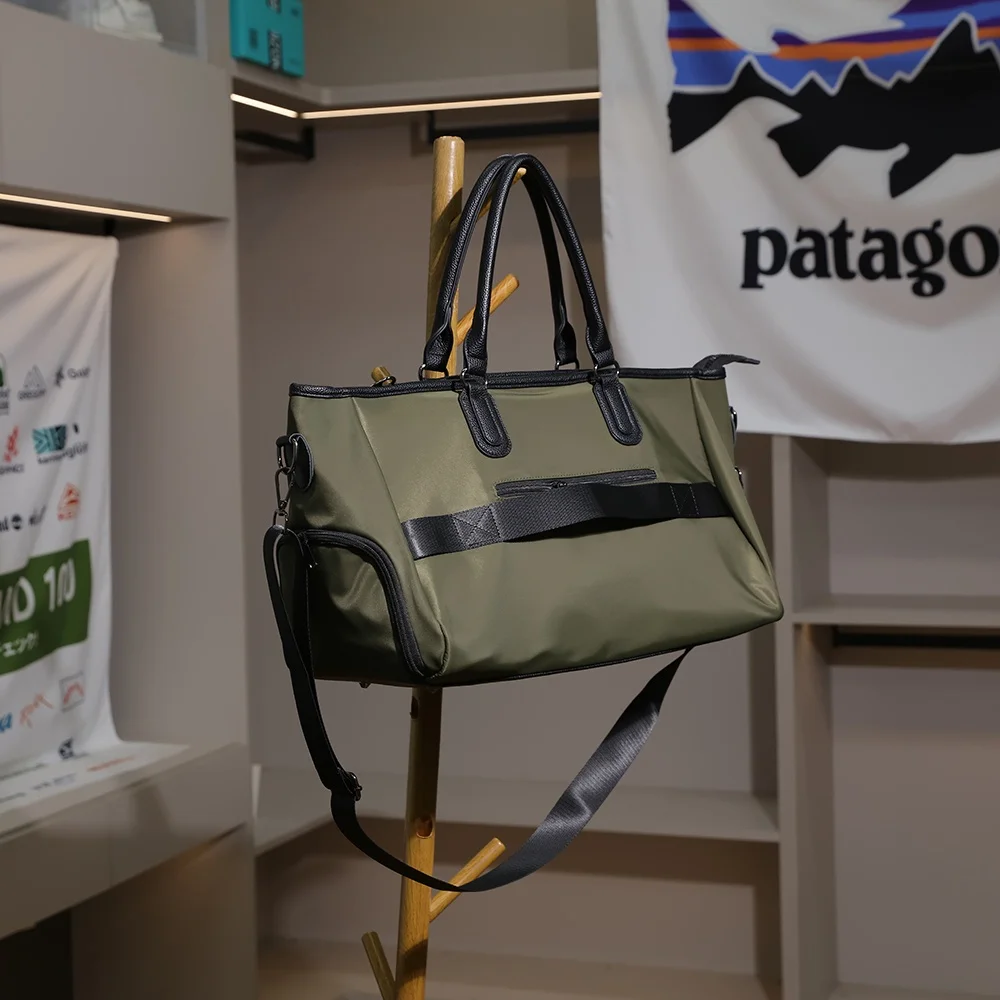 

ex Large Capaci Travel Fitn oulder Crossbody Bag Outdoor Sports Handbag Sli Ox Cloth Leisure Zipper Closure