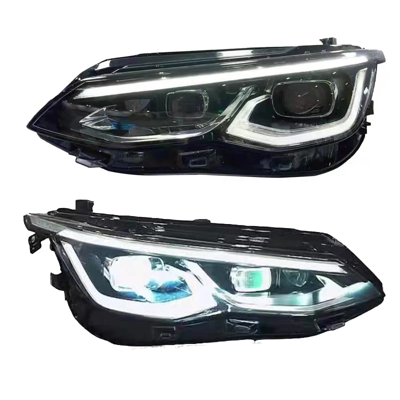 Suitable for Volkswagen Golf Car Headlight Golf 8 Generation LED Headlight Gtillaser Headlight HD Matrix Projector Lighthouse