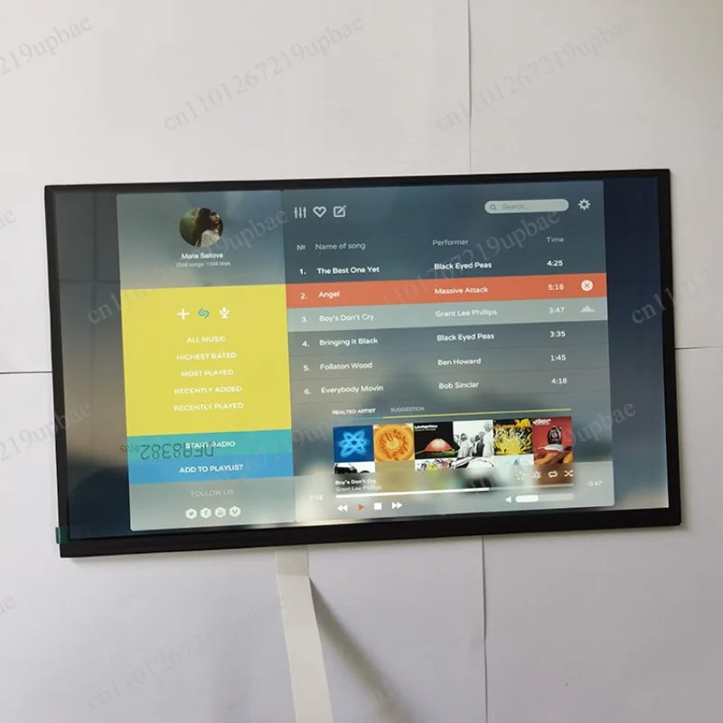 11.6 Inch IPS Display 1920 × 1080 High-resolution EDP Interface Industrial Control Screen LCD Full Lamination Assembly Screen
