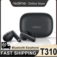 Realme Buds T310 TWS auriculares inalámbricos Bluetooth 5,4 HD micrófono llamada auriculares estéreo HiFi ANC reducción activa de ruido auriculares de música