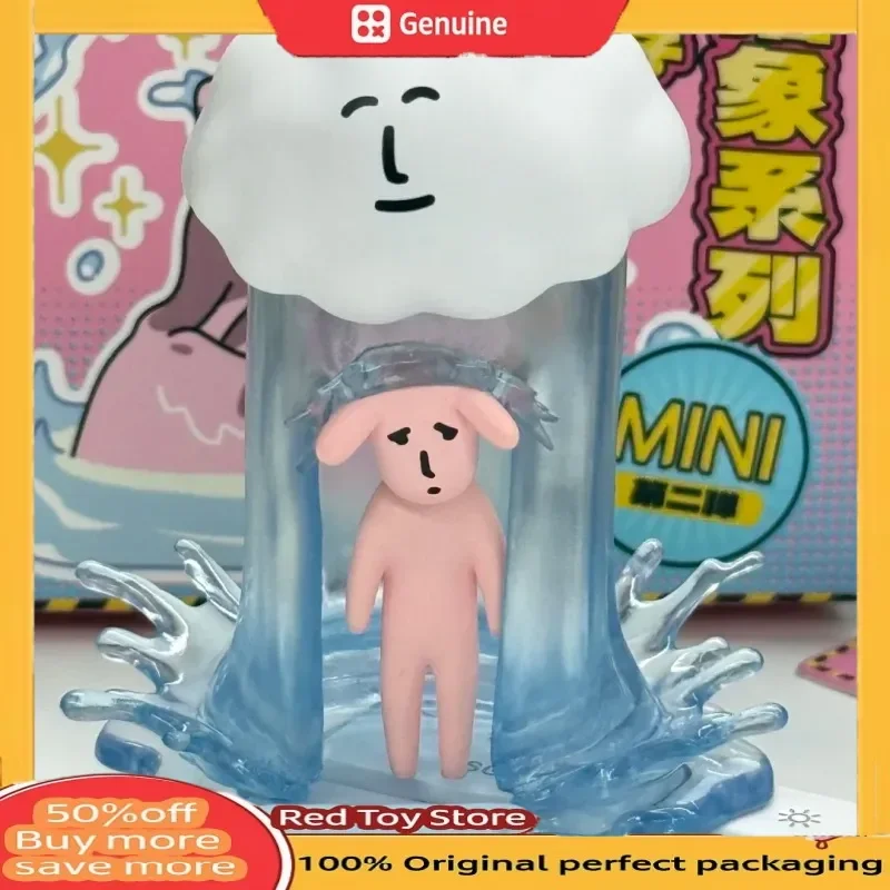 ตุ๊กตากระต่ายสีชมพูแท้ Plzdot ซีรีส์ Abstract รุ่นมินิ บลายด์บ็อกซ์ ของเล่นตั้งโต๊ะ ของขวัญวันหยุดสำหรับเด็ก รุ่นที่สอง