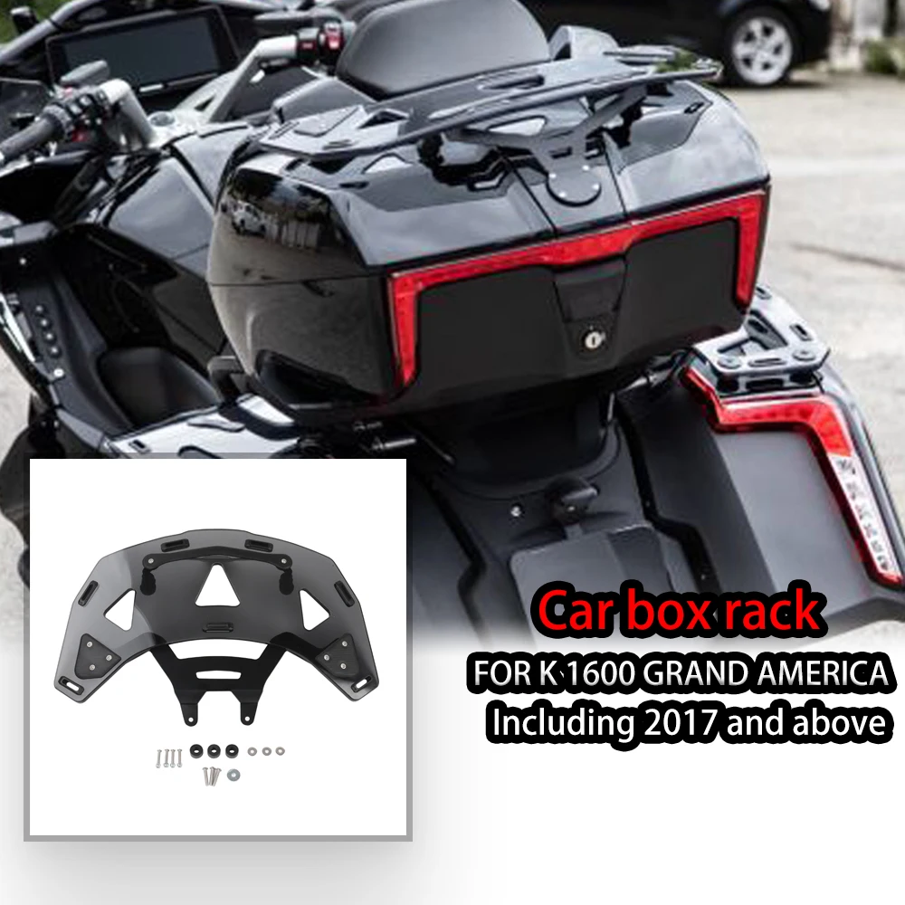 New Motorcycle Accessories Smoked Gray / Transparent Motorcycle roof box luggage rack FOR BMW K1600 Bagger/Grand America 2017-UP