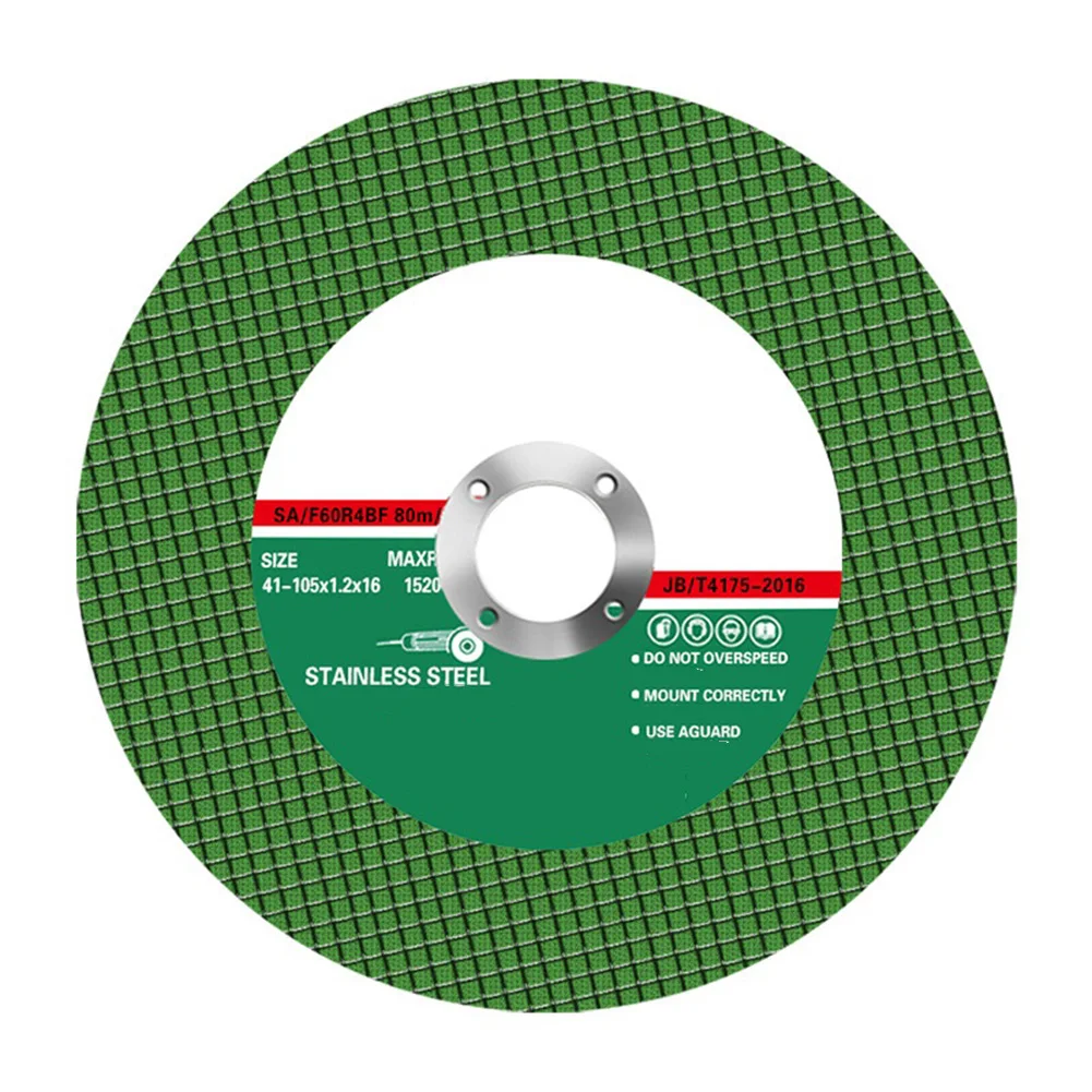 Disco de corte Circular de resina, muela de 105mm, tamaño adecuado para amoladora angular, paquete de 5, proporciona una mayor eficiencia de trabajo