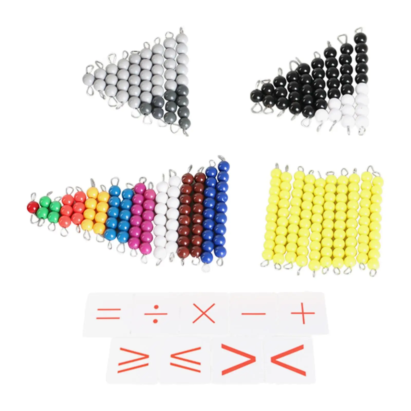 Numbers Teaching Counting Toy Mathematics Teaching Aid Early Educational Numeral Cognition Toy Montessori Math Toy Kids Gift