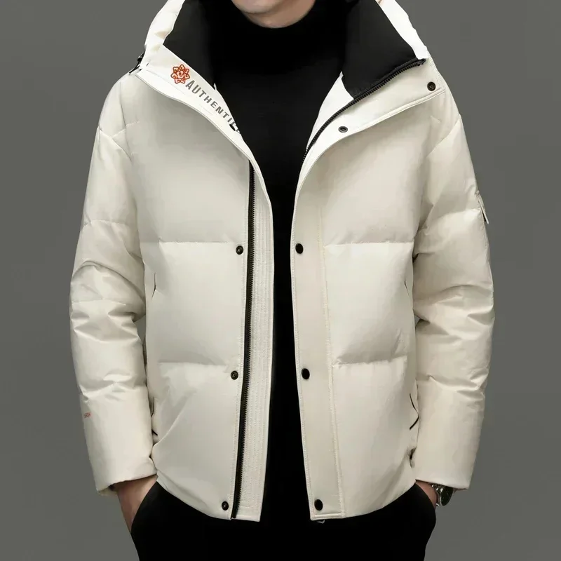 Short Down Jacket Designer Clothes Men 2025 New in Coats Lightweight Padded Jackets Duck Male Cold Coat for Winter