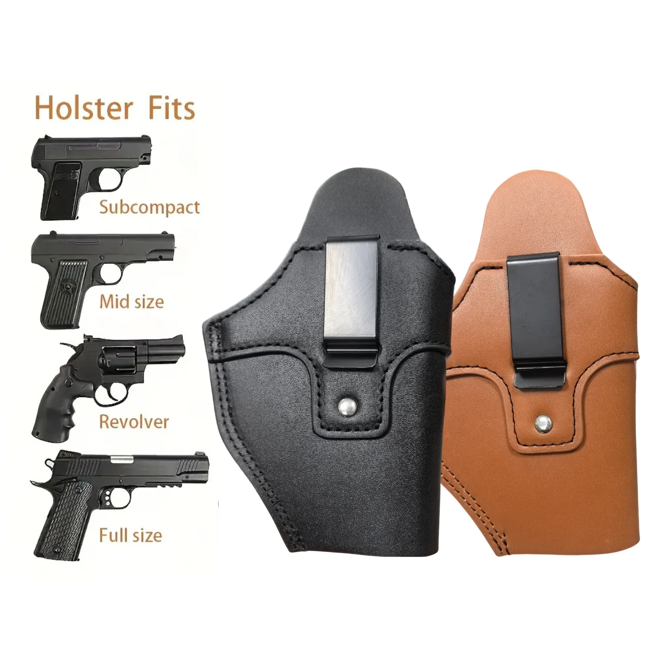 1911, P320 Holster Protective Case, Compact, Small Revolver Holster- For Outdoor Tactical Concealed Carry Quick Draw Protective