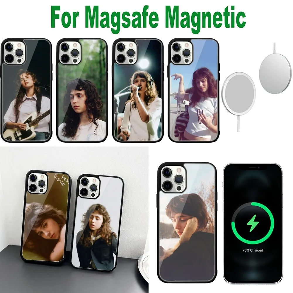 

Singer Clairo Charm Phone Case For iPhone 16,15,14,13,12,11,Plus,Pro,Max,Mini Magsafe Magnetic Wireless Charging