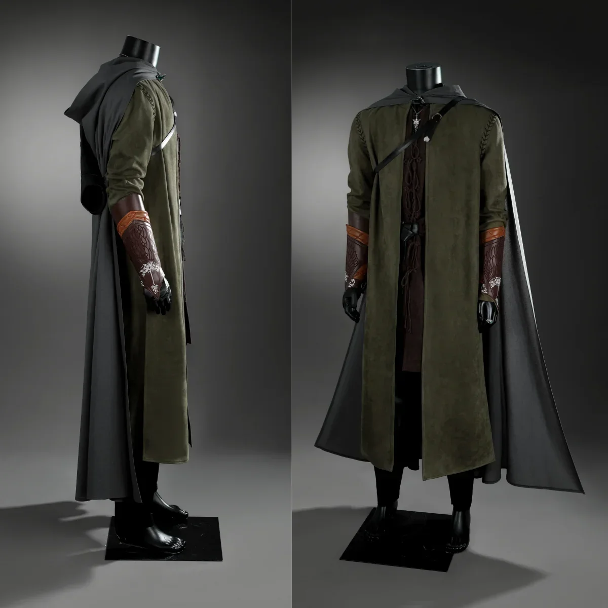 

Disguise Aragorn Cosplay Costume Man Halloween Comic Con Costumes Ring Towers Full Set and Individual Items Are Sold Custom Size