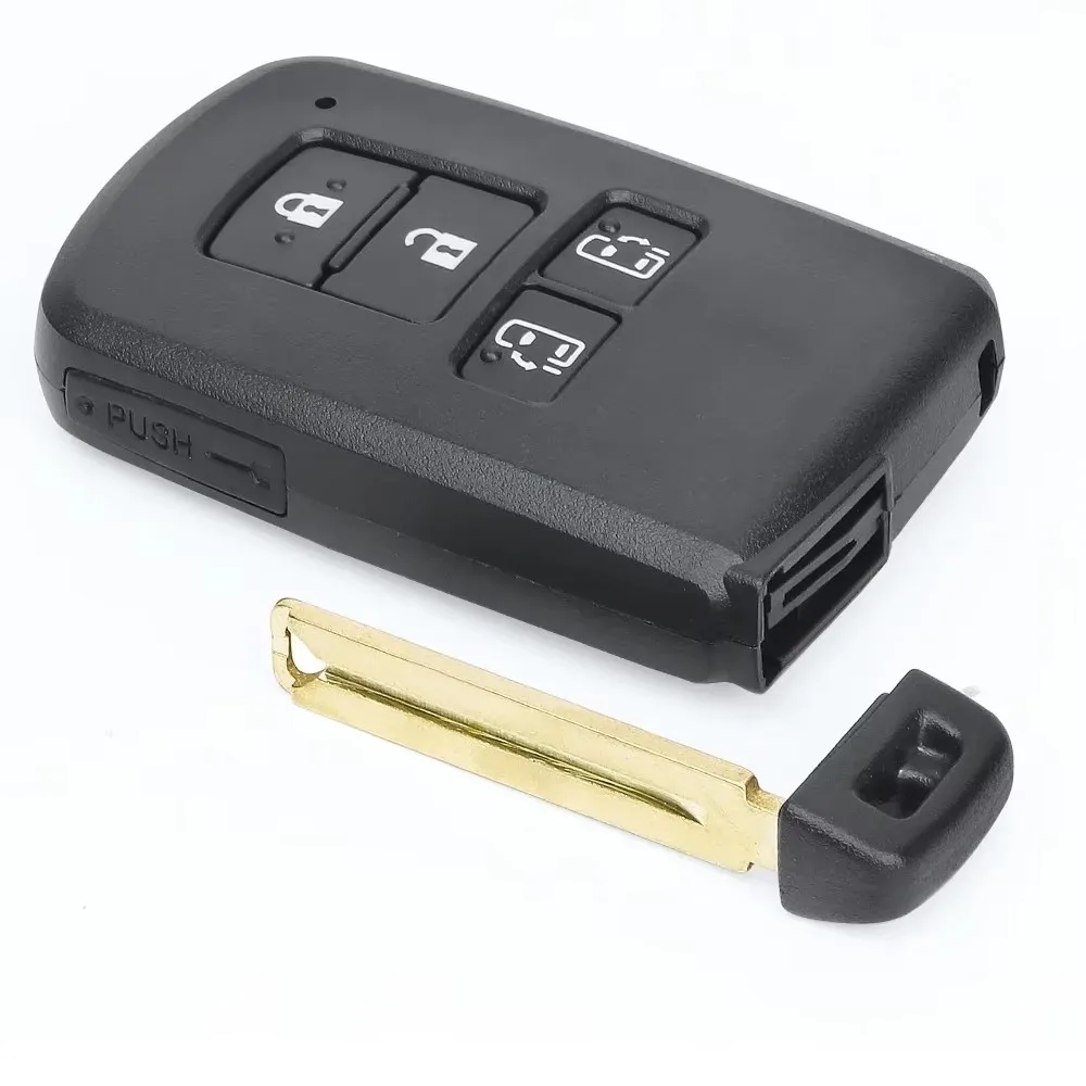 KEYECU 4 Buttons for Toyota Sienta Alphard Voxy Noah Esquire Harrier Vellfire Auto Smart Remote Key Fob 231451-0120 281451-2150