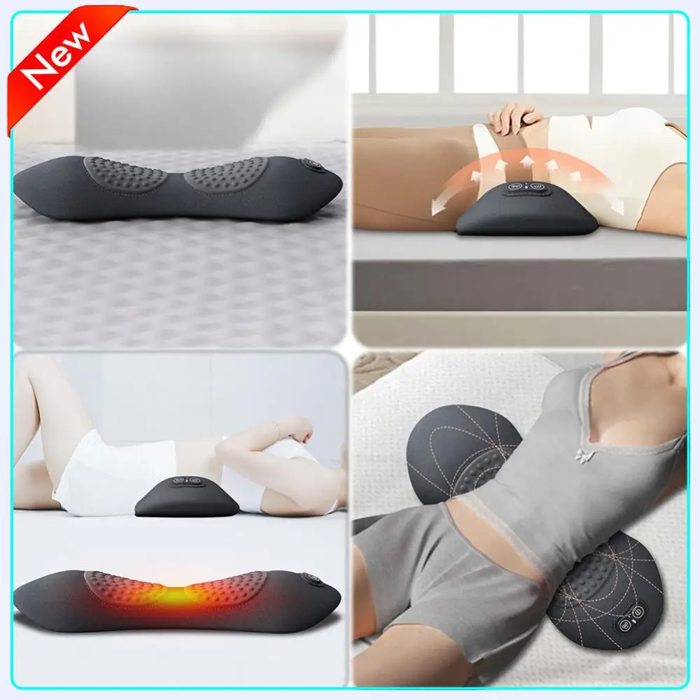 

3-in-1 Back Massager with Relief Bed Sleeping Shiatsu Deep Tissue Portable Shoulder Lower Back Pain Relief Waist Massager