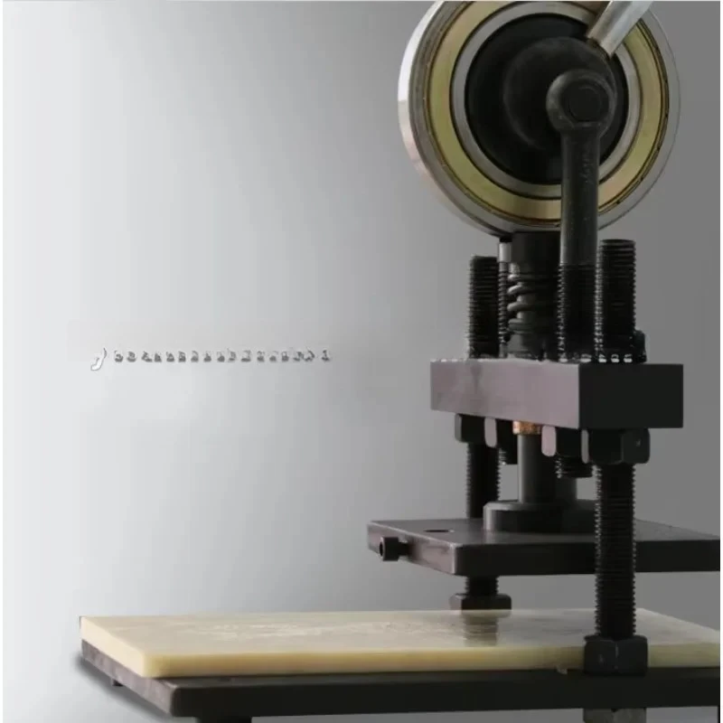 Small Benchtop Punching Press Hand Operate for Fabric Leather PVC EVA Foam Sticker Rubber
